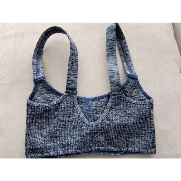 FREE PEOPLE ARRONDI BRA STONE WASHED (BLUE) XS/S NWOT - Picture 2 of 7